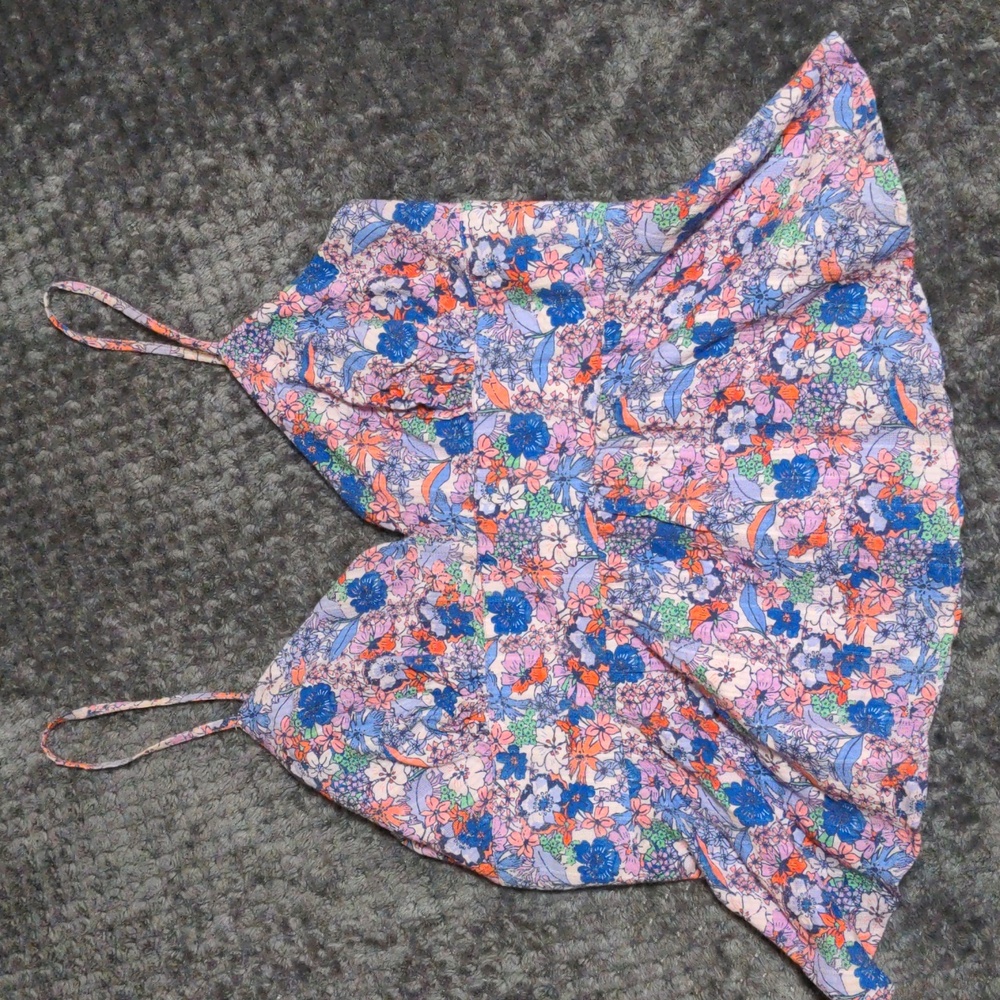 Mauve Anthropologie Peplum Cami